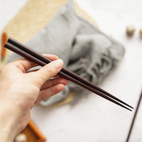 Thumbnail for Baguettes chinoises bois précieux style cuir