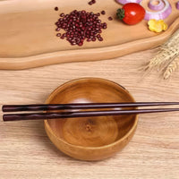 Thumbnail for Baguettes Chinoises Élégantes en Bambou Noir