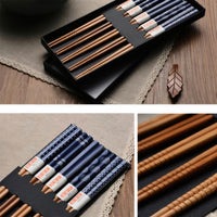 Thumbnail for Baguettes Chinoises Bleues à Motifs