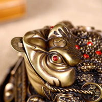 Thumbnail for Crapaud Chinois Porte-Bonheur Artisanal