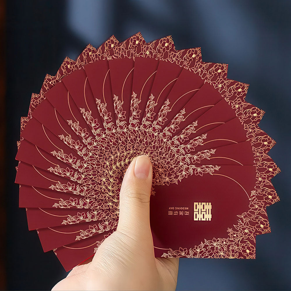 Lettres Chinoises Ornements Floraux Pour Mariage