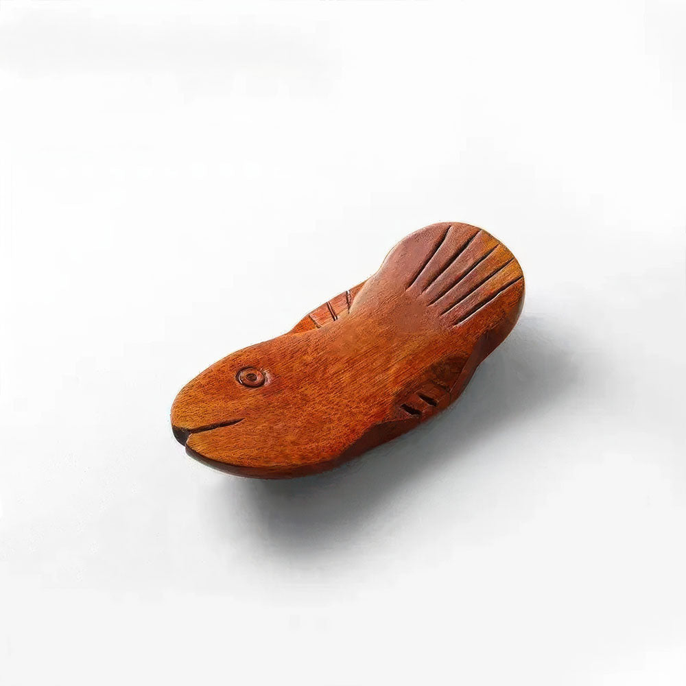 Porte Baguettes Chinoises en Bois Carpe Applatie