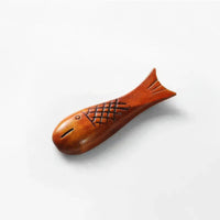 Thumbnail for Porte Baguettes Chinoises en Bois Poisson Traditionnel