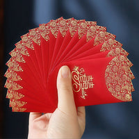 Thumbnail for Lettre Chinoise Rouge Décorée