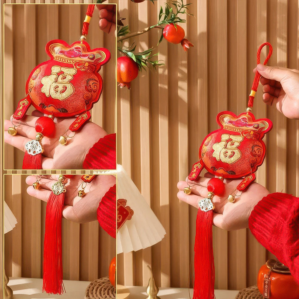 Porte Bonheur Chinois Traditionnel Nouvel An Fortune