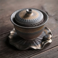 Thumbnail for Tasse chinoise en céramique avec couvercle pour le thé