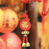 Thumbnail for Amulette Feng Shui avec le symbole Wu Lou pour la santé et la chance.