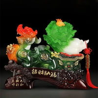 Thumbnail for Vue d'ensemble de la statue porte-bonheur, une puissante amulette Feng Shui pour les affaires.