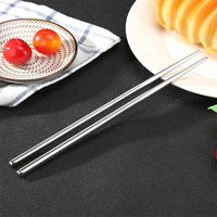 Thumbnail for Baguettes chinoises réutilisables inox