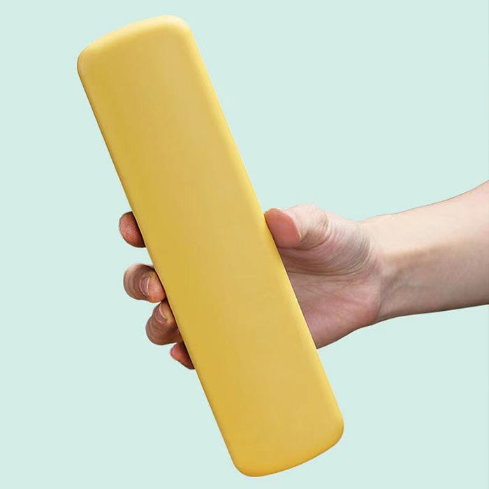 Pochette pour baguettes chinoises jaune