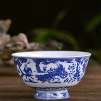 Thumbnail for Bol chinois ancien en porcelaine bone china