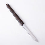couteau pliable chinois marron