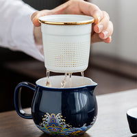 Thumbnail for filtre à thé théière chinoise chat