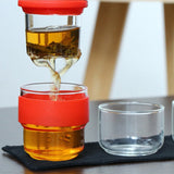 filtre à thé chinois en verre