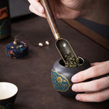 pot à thé chinois vintage