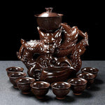 Service à thé chinois dragon oriental