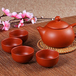 Service à thé chinois en argile violette