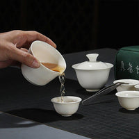 Thumbnail for Tasse publique chinoise en porcelaine vintage