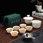 Service à thé chinois en porcelaine vintage