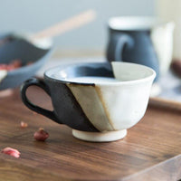 Thumbnail for Tasse à café chinoise bleue et blanche