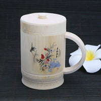 Thumbnail for tasse chinoise en bambou branche d'arbre