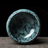 tasse chinoise verte en céramique