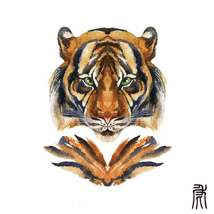 Tatouage Signe Astrologique Chinois Tigre