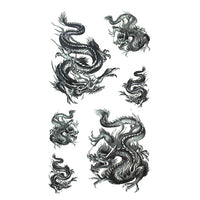 Thumbnail for Tatouage tribal chinois dragon