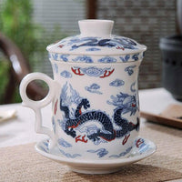 Thumbnail for tasse chinoise ancienne dragon oriental