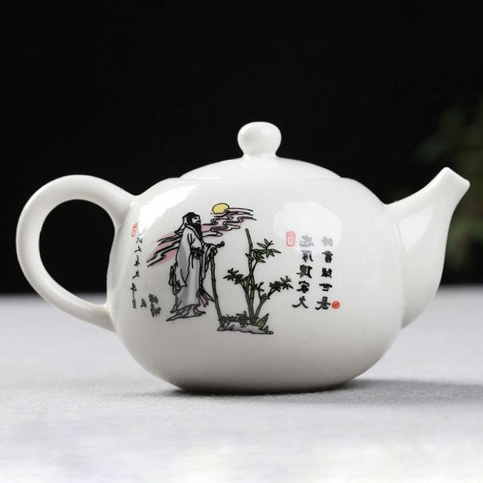 théière chinoise en porcelaine pas cher