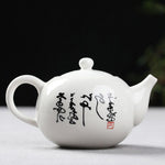 Théière chinoise en porcelaine avec filtre