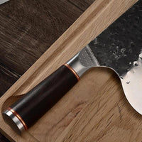 Thumbnail for manche en bois d'ébène couteau couperet