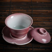 Thumbnail for tasse chinoise en porcelaine rose traditionnelle