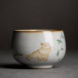 tasse chinoise chat traditionnel