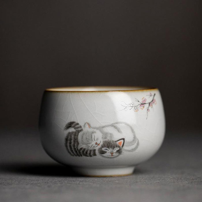 tasse chinoise chatons