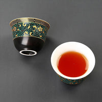 Thumbnail for tasses chinoises en porcelaine dorée